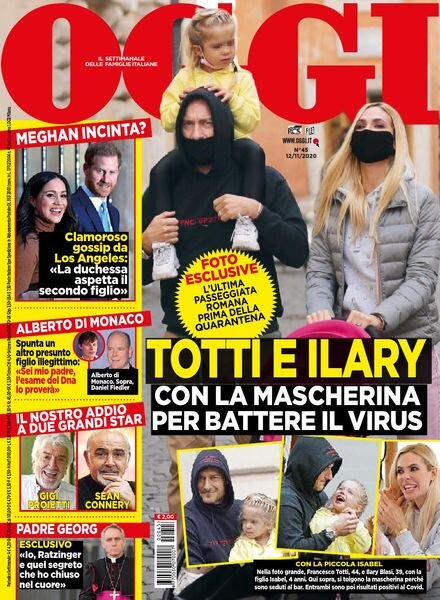 Oggi – 12 novembre 2020 Cover