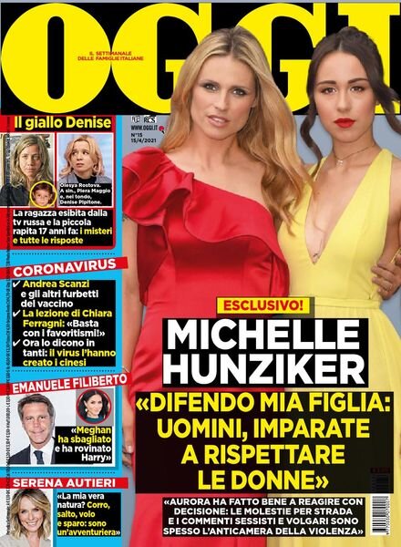 Oggi – 15 aprile 2021 Cover