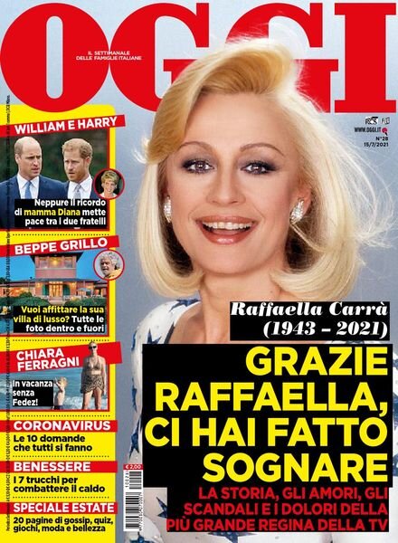 Oggi – 15 luglio 2021 Cover
