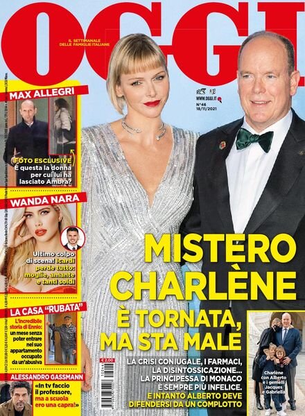 Oggi – 18 novembre 2021 Cover