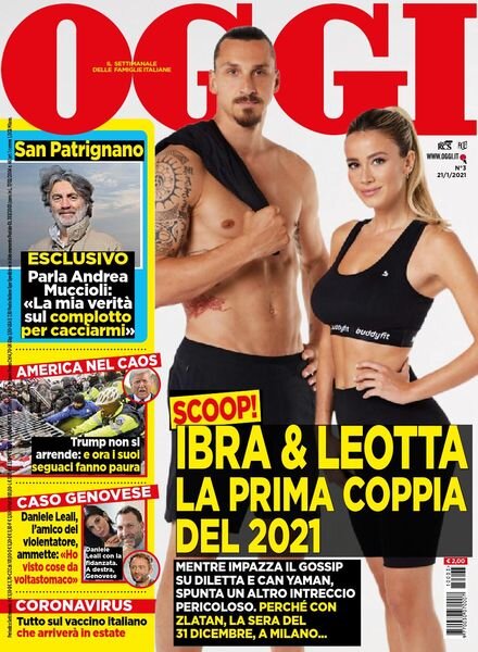 Oggi – 21 gennaio 2021 Cover