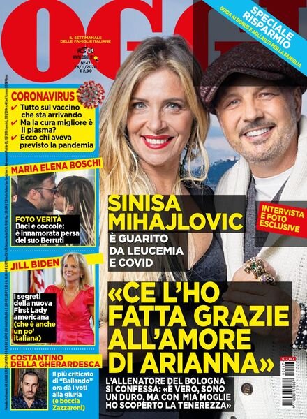 Oggi – 26 novembre 2020 Cover