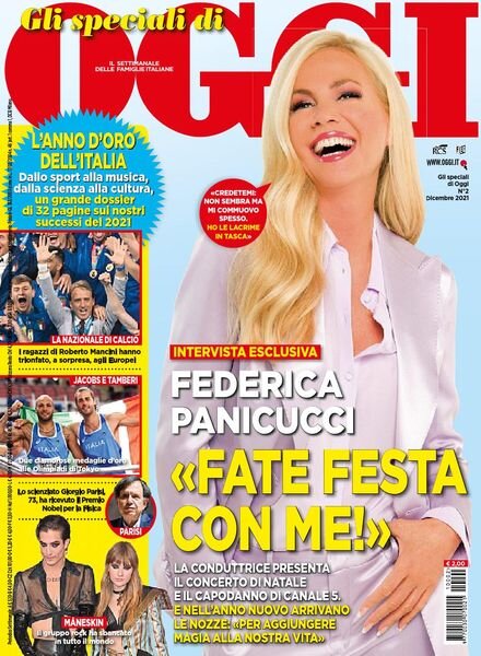 Oggi – 27 dicembre 2021 Cover
