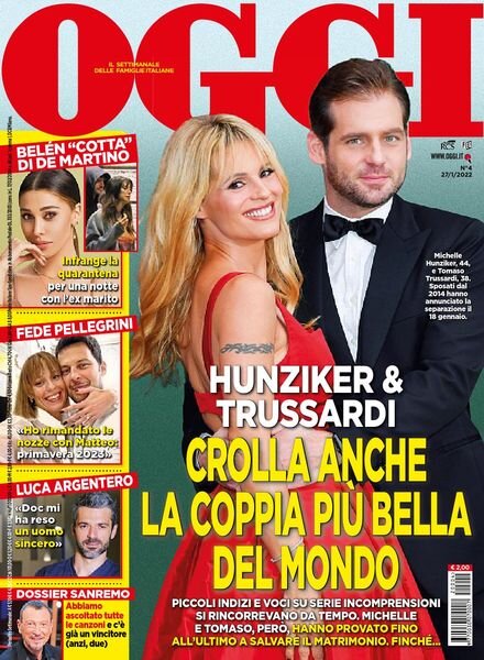 Oggi – 27 gennaio 2022 Cover
