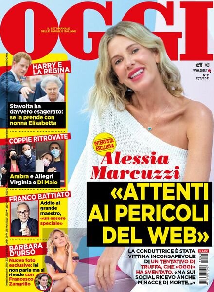 Oggi – 27 maggio 2021 Cover