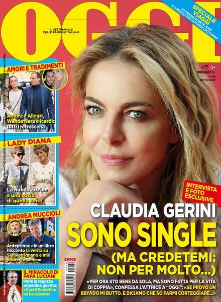 Oggi – 28 ottobre 2021 Cover