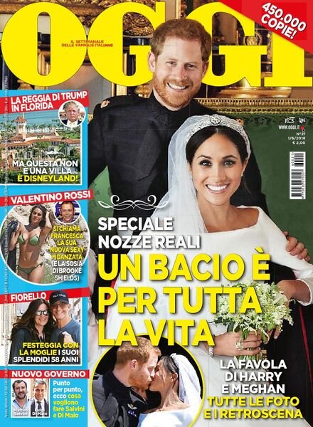 Oggi – 31 maggio 2018 Cover