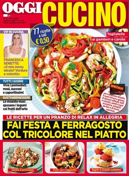 Oggi Cucino – 05 agosto 2021 Cover