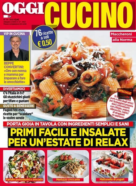 Oggi Cucino – 08 luglio 2021 Cover