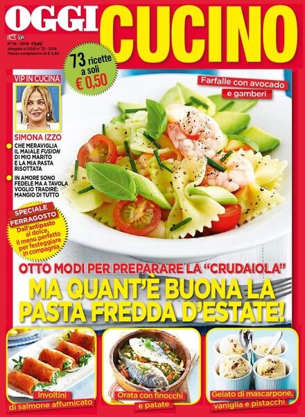 Oggi Cucino – 09 agosto 2018 Cover