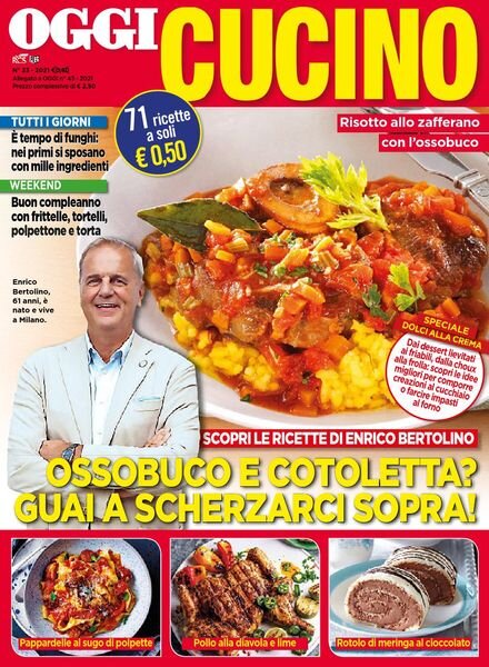 Oggi Cucino – 11 novembre 2021 Cover