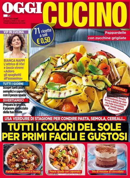Oggi Cucino – 19 agosto 2021 Cover