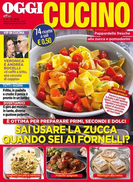 Oggi Cucino – 25 novembre 2021 Cover