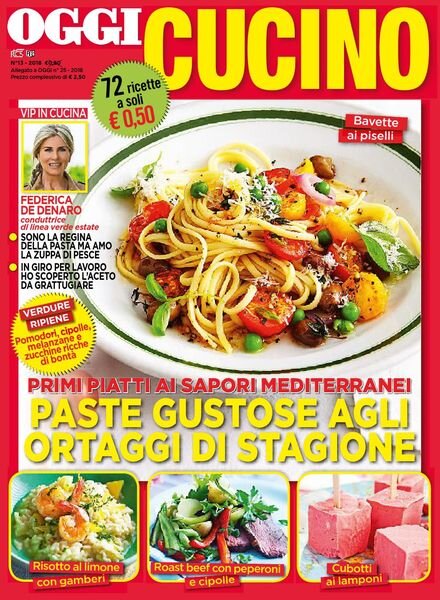 Oggi Cucino – 28 giugno 2018 Cover