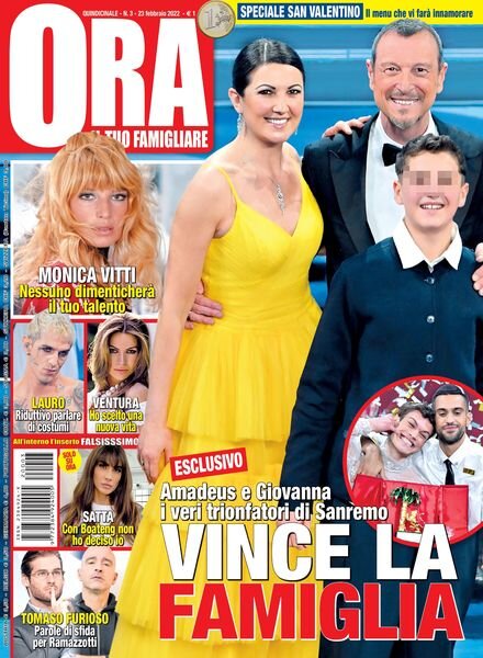 ORA – 22 febbraio 2022 Cover
