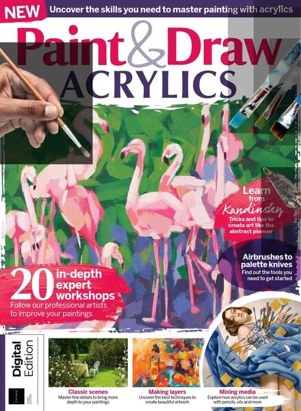 Paint & Draw – Acrylics 3rd Edition 2022 Cover