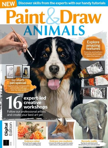 Paint & Draw Animals – 2nd Edition 2021 Cover