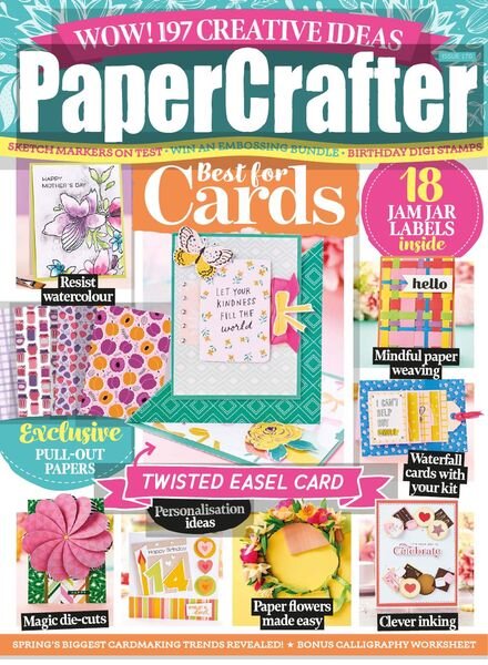 PaperCrafter – Issue 170 – April 2022 Cover
