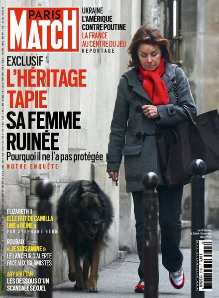 Paris Match – 10 fevrier 2022 Cover