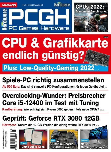 PCGH – Marz 2022 Cover