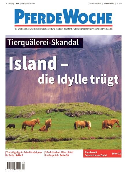 PferdeWoche – 02 Februar 2022 Cover