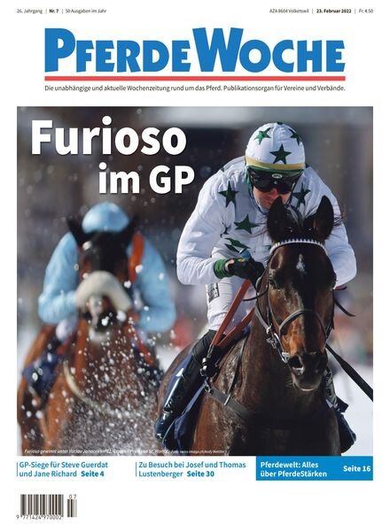 PferdeWoche – 23 Februar 2022 Cover