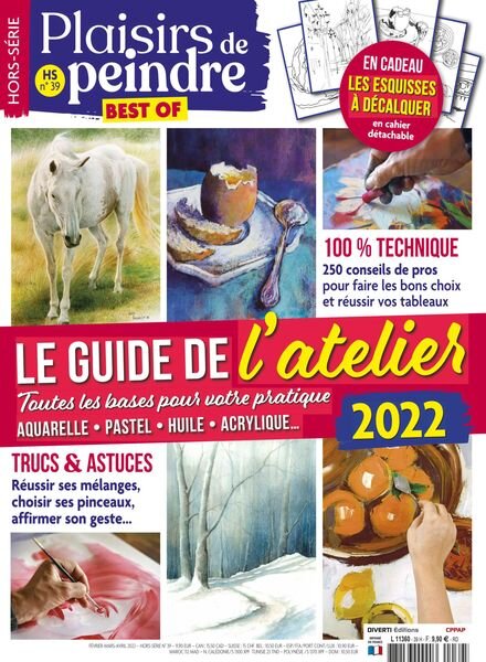 Plaisirs de Peindre Hors-Serie N 39 – Fevrier 2022 Cover