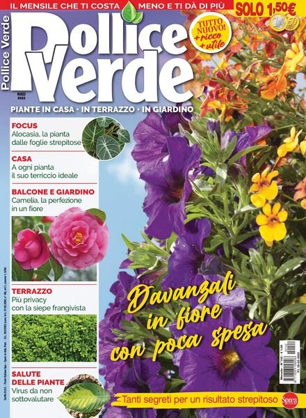 Pollice Verde – marzo 2022 Cover