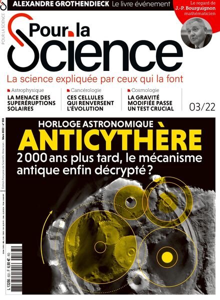 Pour la Science – Mars 2022 Cover