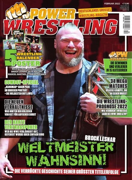 Power-Wrestling – Februar 2022 Cover