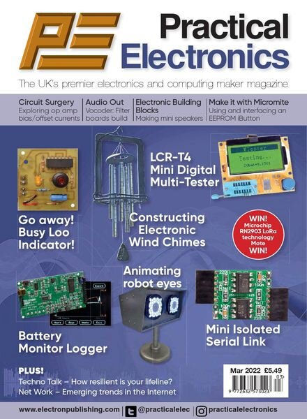 Practical Electronics – March 2022 Cover