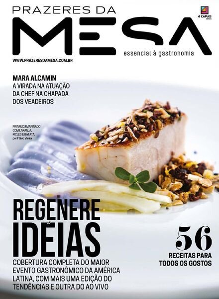 Prazeres da Mesa – fevereiro 2022 Cover