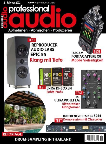 Professional Audio – Februar 2022 Cover