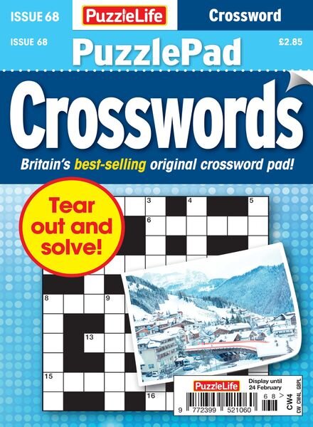 PuzzleLife PuzzlePad Crosswords – 27 January 2022 Cover