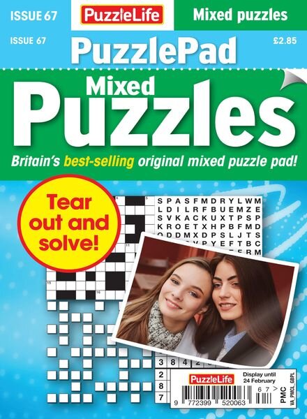 PuzzleLife PuzzlePad Puzzles – 27 January 2022 Cover