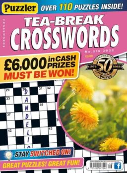 Puzzler Tea-Break Crosswords – February 2022