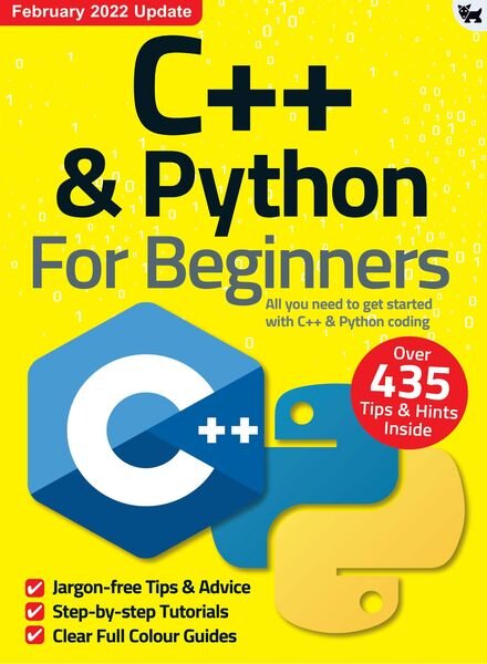 Python & C++ for Beginners – February 2022 Cover