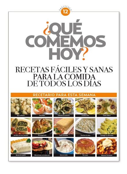 Que comemos hoy – abril 2022 Cover