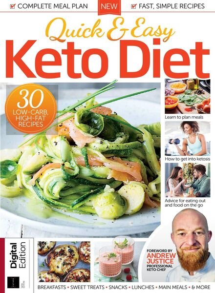 Quick and Easy Keto Diet – 6th Edition 2022 Cover