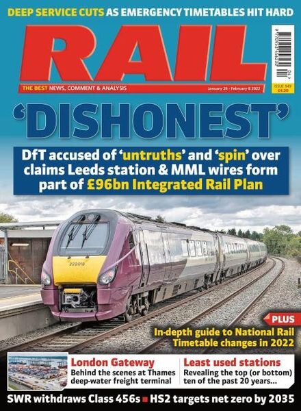Rail – January 22, 2022 Cover