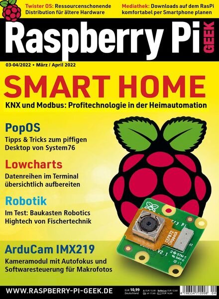 Raspberry Pi Geek – Februar 2022 Cover