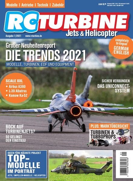 RC Turbine Jets & Helicopter – Januar 2021 Cover