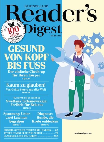 Reader’s Digest Gernany – Februar 2022 Cover