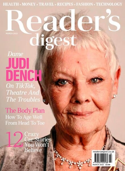 Reader’s Digest UK – March 2022 Cover