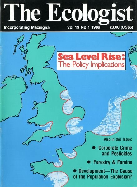 Resurgence & Ecologist – Ecologist Vol 19 N 1 – January-February 1989 Cover