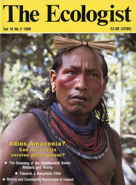 Resurgence & Ecologist – Ecologist Vol 19 N 2 – March-April 1989 Cover