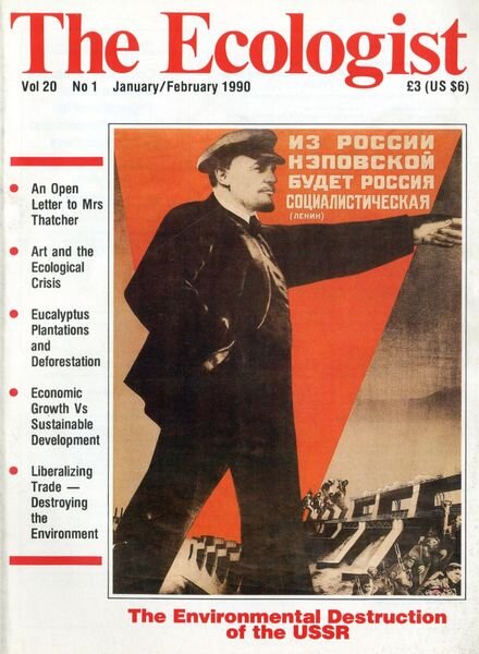 Resurgence & Ecologist – Ecologist, Vol 20 N 1 – January-February 1990 Cover