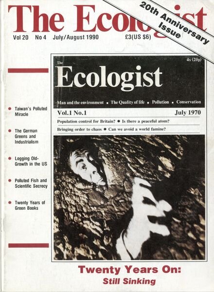 Resurgence & Ecologist – Ecologist, Vol 20 N 4 – July-August 1990 Cover