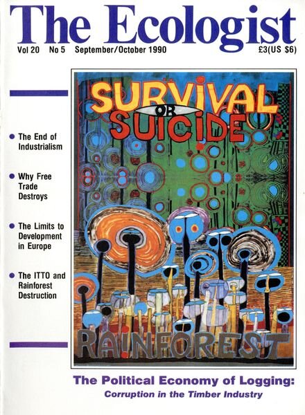 Resurgence & Ecologist – Ecologist, Vol 20 N 5 – September-October 1990 Cover