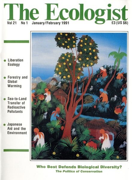 Resurgence & Ecologist – Ecologist, Vol 21 N 1 – January-February 1991 Cover